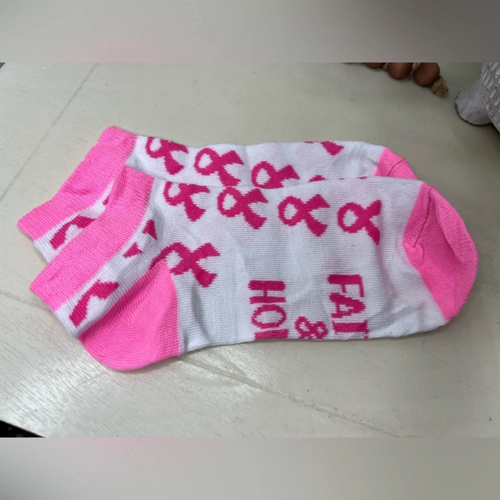 Brand New- Breast Cancer Awareness Socks